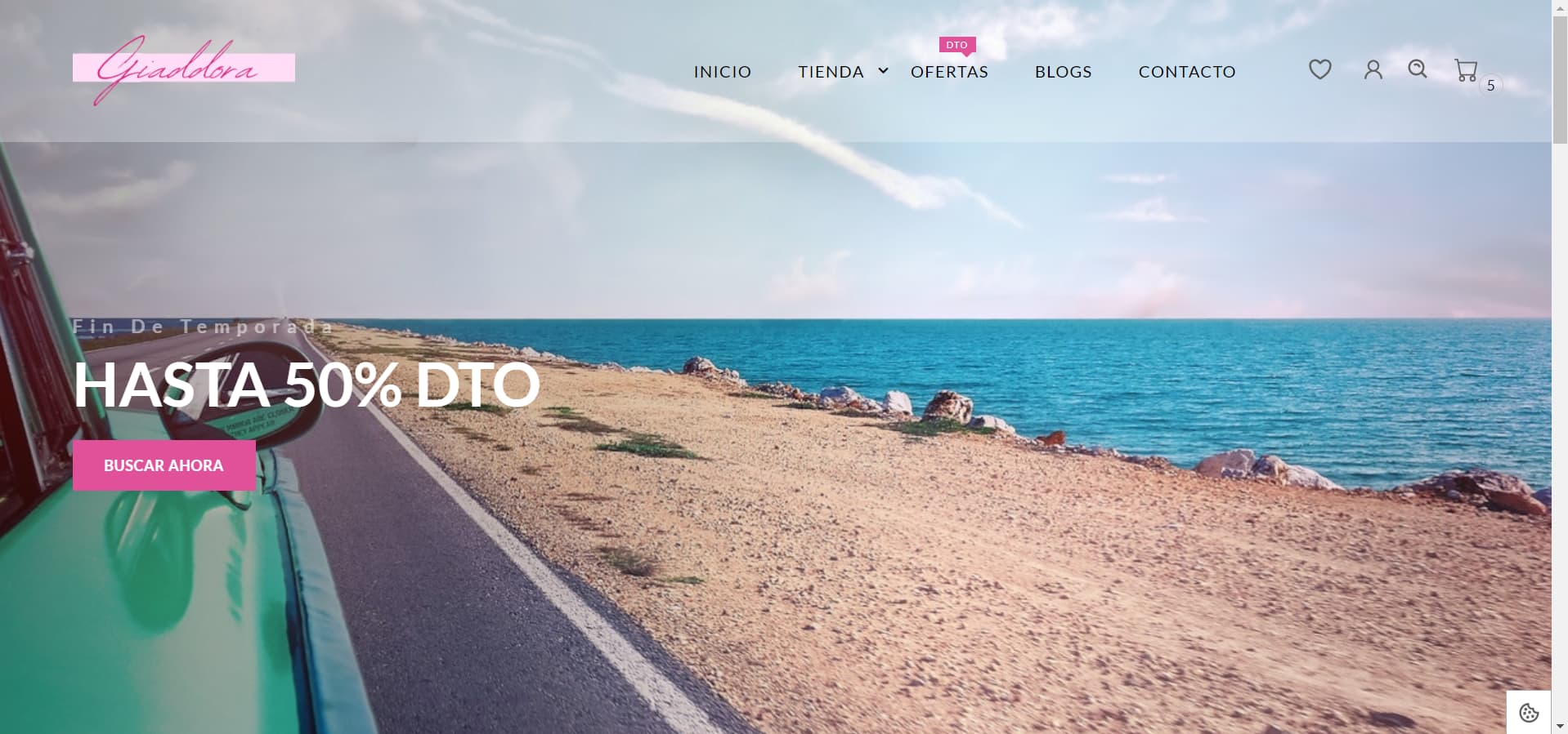 pagina web Giaddora